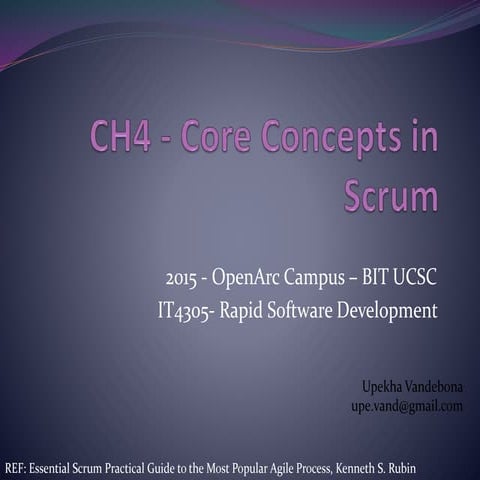 Scrum - Requirements and User Stories