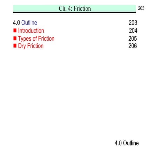 Friction -types of friction and dry friction