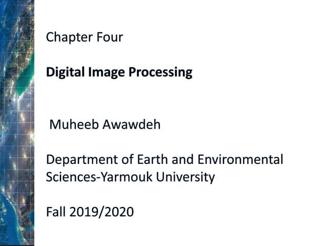 Digital image processing