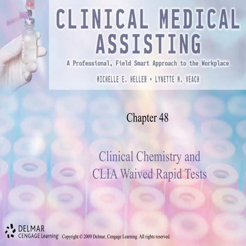 Ch48 clinical chemistry and clia-waived rapid tests