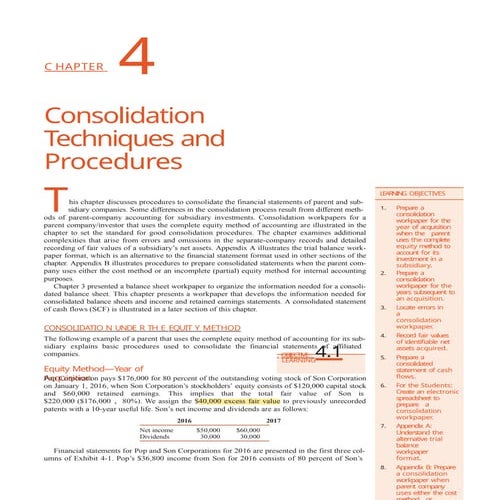 vhapter 04 advance accounting beams edition