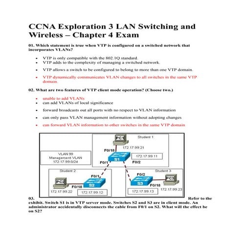 Ch4 ccna exploration 3 lan switching and wireless