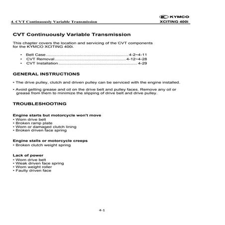 Ch4 cvt continuously_variabletransmission | PDF