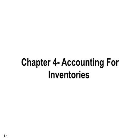 Intermediate accounting one chapter four | PPTX