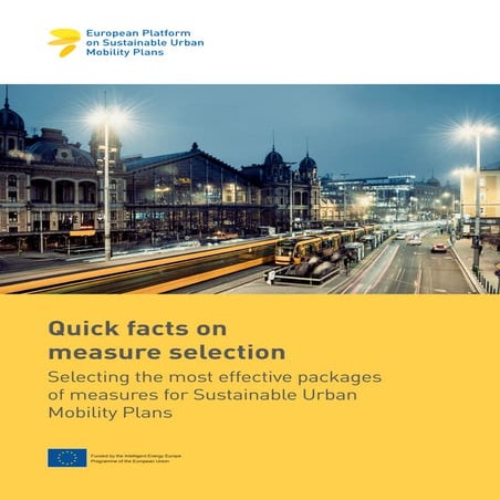 Selecting the most effective packages of measures for Sustainable Urban ...