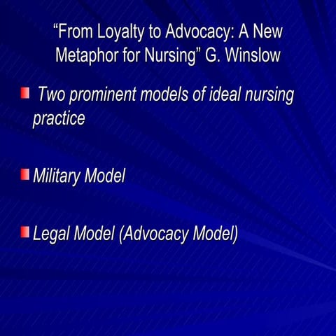 Ch 4 Winslow   Nursing