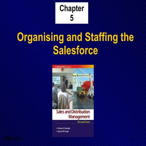 Ch5: Organising and Staffing the Salesforce