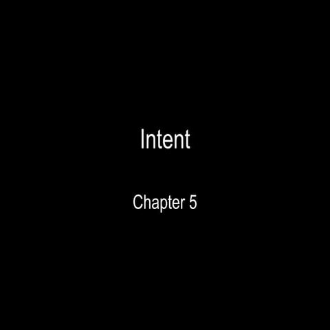 Photo Design-Chapter 5-Intent