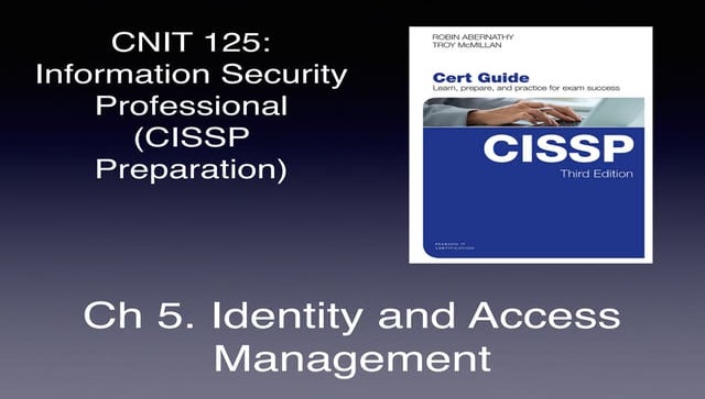 5. Identity and Access Management