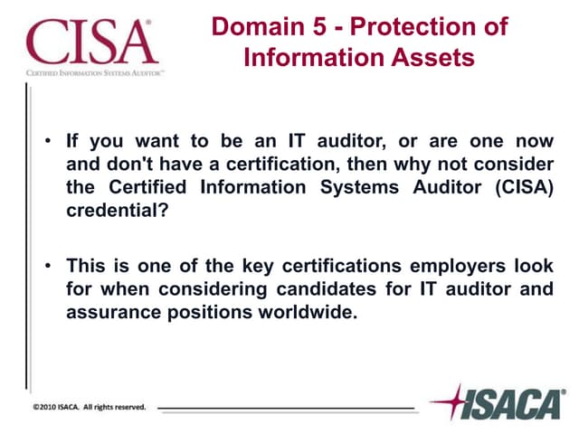 Ch5-20_CISA.ppt About CISA Certification