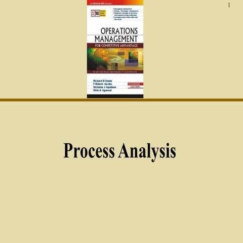 Process Analysis | PPT