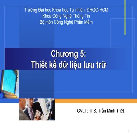 Thiết kế dữ liệu
