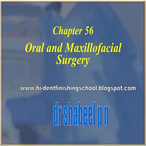 oral surgery