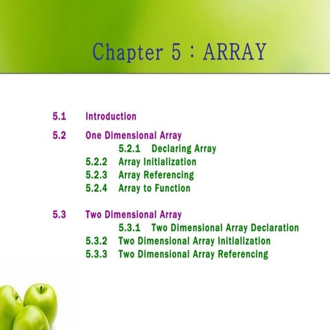 Ch5 array nota | PPT