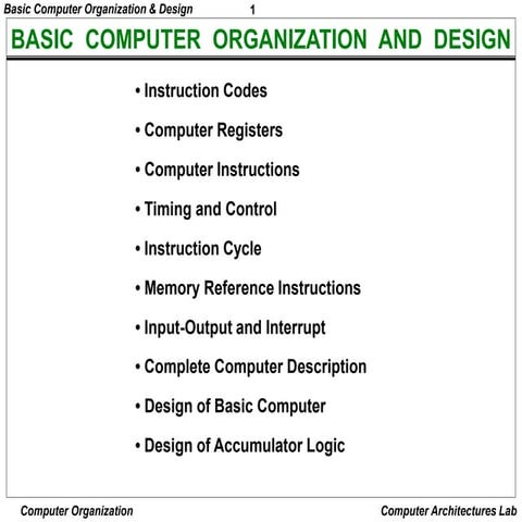 BasicComputerOrganization and Architecture by Moriss Meno