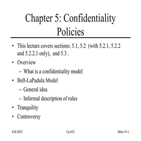 computer security presentation chapter 5