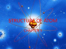 Structure of atom ppt | PPT