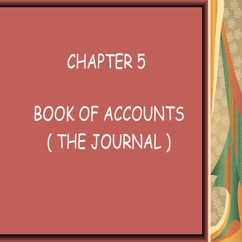 Ch 5 the journal