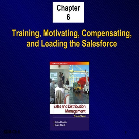 Ch6: Training, Motivating, Compensating, and Leading the Salesforce