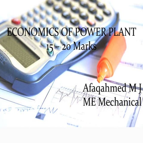 Economics of power generation