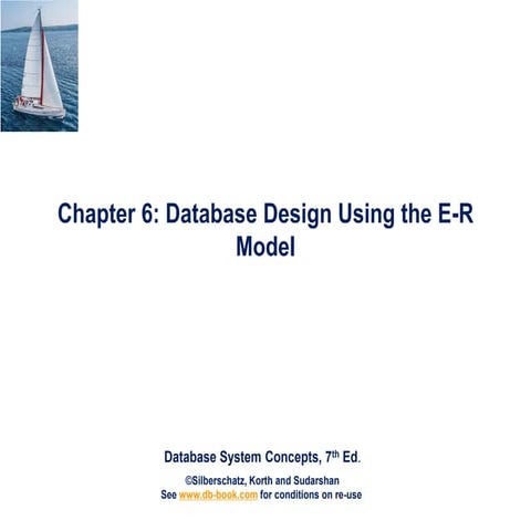 DATABASE DESIGN USING ER MODEL FOR DATABASE MANAGEMENT SYSYTEM | PPT