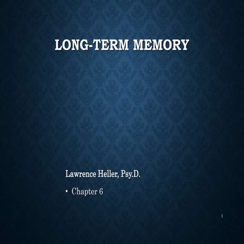 Ch 6 Long Term memory.ppt