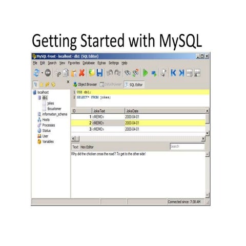 Ch6(mysql front) | PPTX