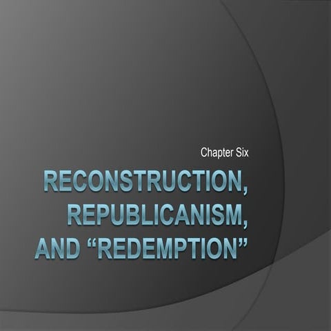 Ch 6 Texas Reconstruction | PPTX