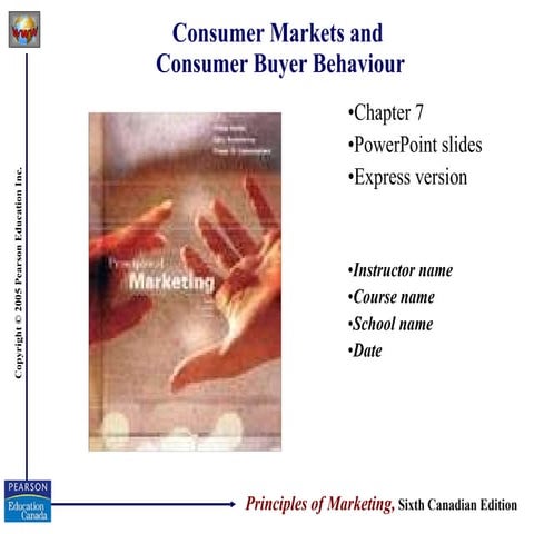 Ch7 consumer market and buying behavior.