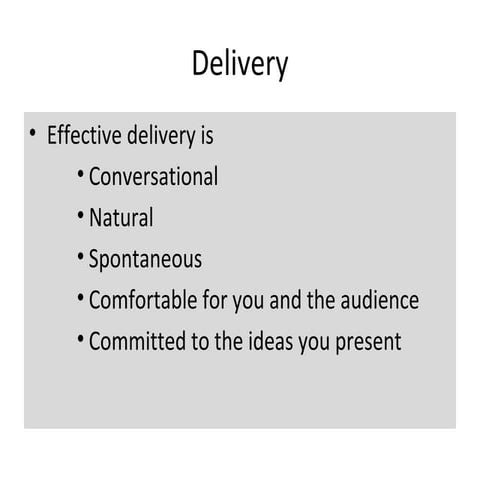 Ch7 delivering speeches (modes of delivery)
