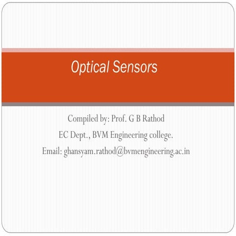 Optical Sensors