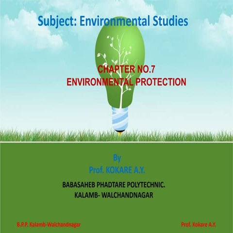 Ch 7 Environmental Protection