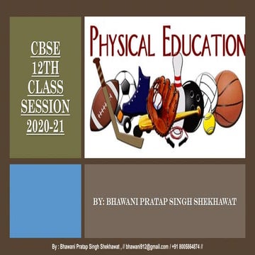 class 12th Ch 7 physiology and injuries in sports by bhawani pratap singh she...