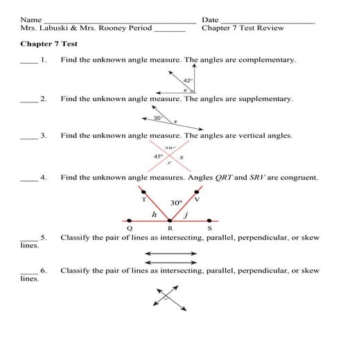 Ch 7 test review | DOC | Physics | Science
