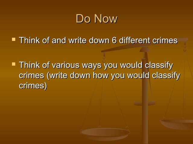 Ch 8 crimes