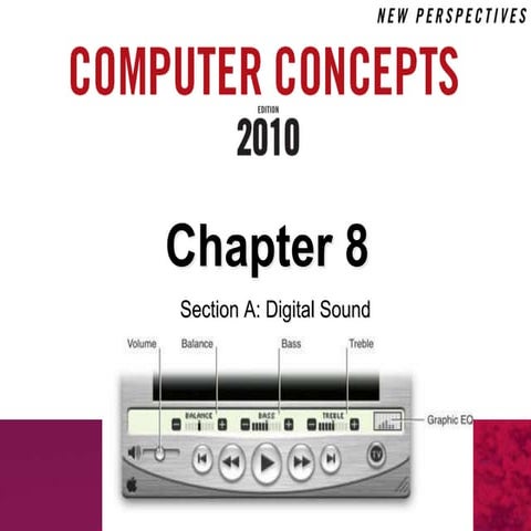 Ch8 Section A: Audio Basics
