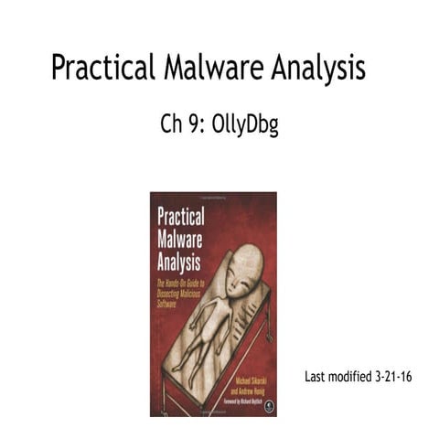 Practical Malware Analysis: Ch 9: OllyDbg | PDF