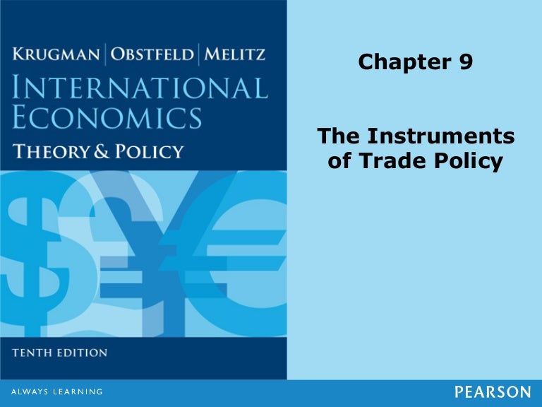 The Instruments of Trade Policy
