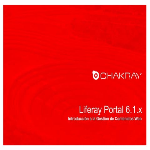 Introducción a la gestión de contenidos web con Liferay Portal 6.1.x