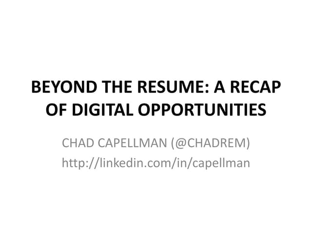 Chad Capellman: Internet Adventure