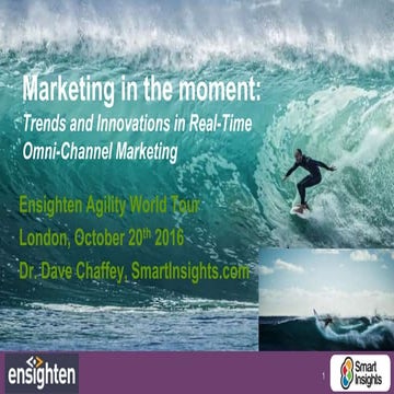 Marketing in the Moment: Trends and Innovations in Real-Time Omni-Channel Mar...
