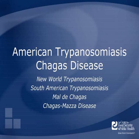 Chagas- New world Trypanosomiasis, epidemiology.ppt