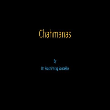 the dynasty history of Chahmanas Early Medieval India