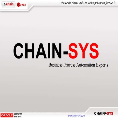 Chain Sys India Private Limited Office – GDAY