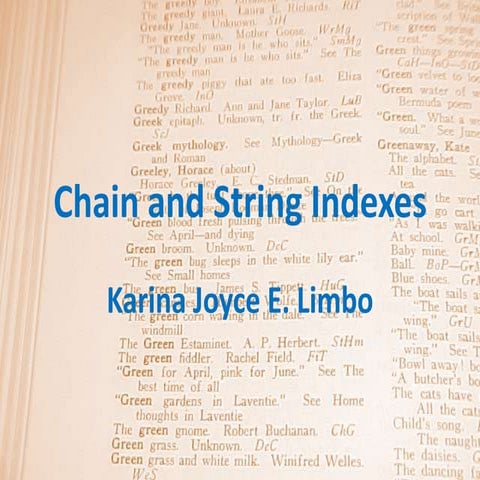 Chain and String indexes