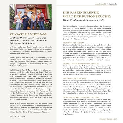 La Chaîne des Rôtisseurs - Bailliage National d'Allemagne - Journal Nr.92