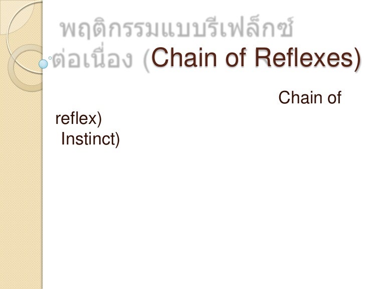 Chain of reflexes.ppt