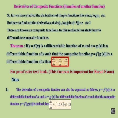CHAIN RULE.pptx class 12th maths 2gagaghahajajaja | PPTX