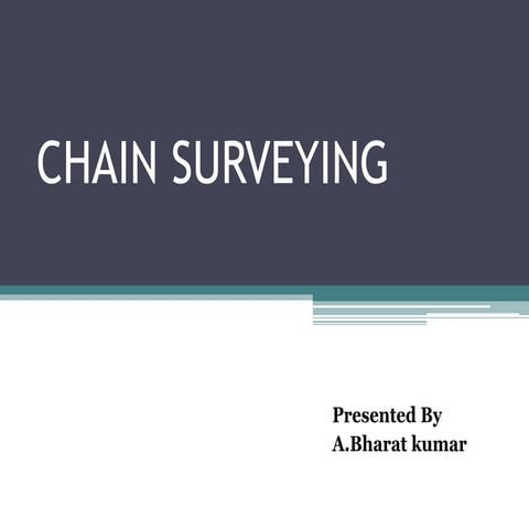 Chain surveying