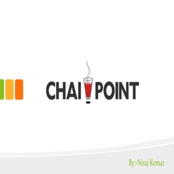 Chai point-marketing and business model